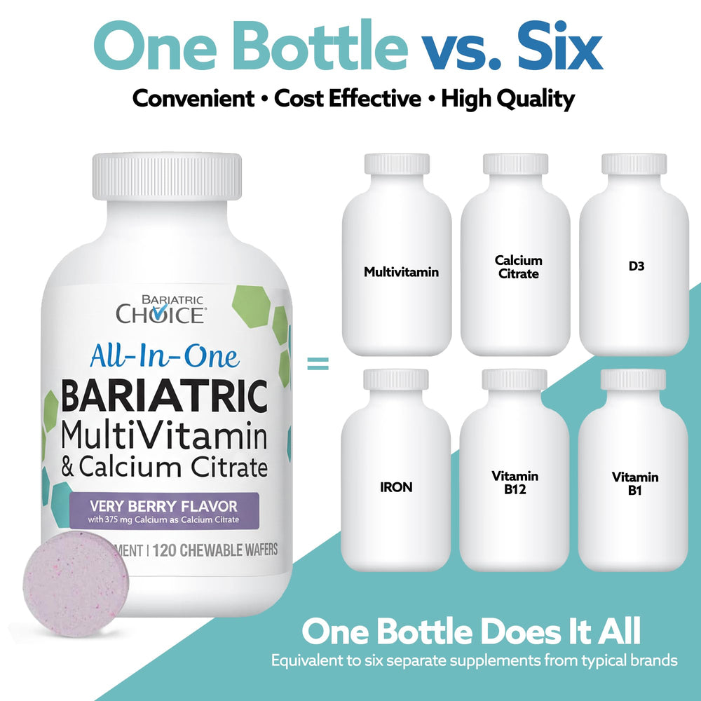 Bariatric Choice brand-logo-on-label emphasizing trusted bariatric supplementation