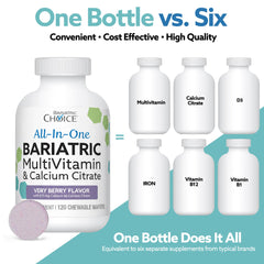 Bariatric Choice brand-logo-on-label emphasizing trusted bariatric supplementation