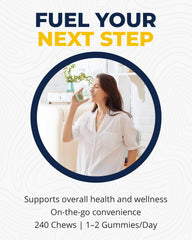 Bariatric Food Expert gummy texture close-up demonstrates easy-to-chew multivitamin