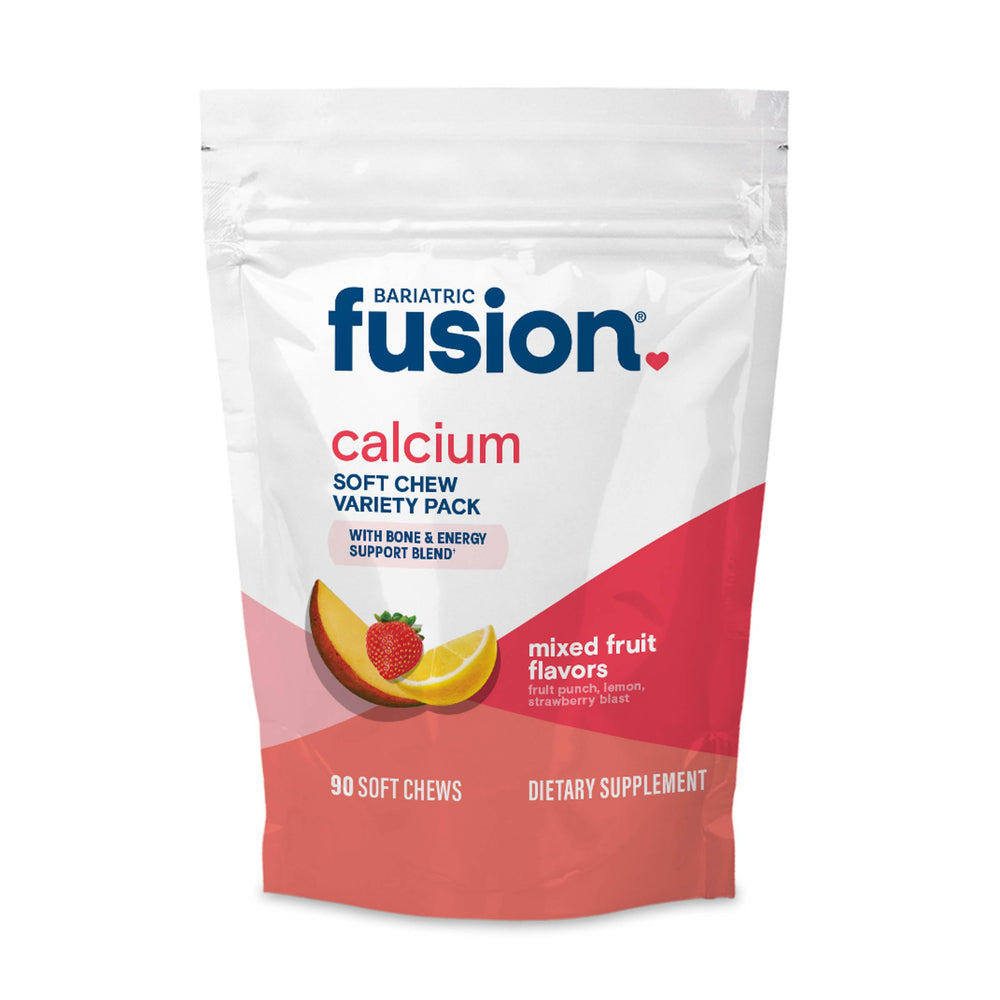 Bariatric Fusion calcium chews bottle for easy daily calcium intake