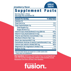 Soft candy-like Bariatric Fusion calcium chews texture shown for daily use