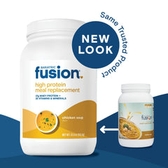Bariatric Fusion Chicken Soup is proudly Made in the USA packaging.
