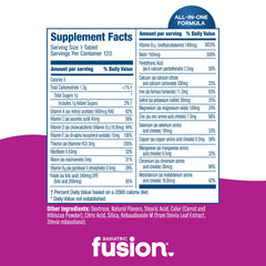 Illustration of Bariatric Fusion four-tablet daily regimen for easy routine.