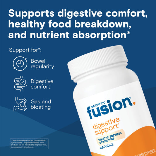 Bariatric Fusion digestive enzymes capsules for better nutrient absorption
