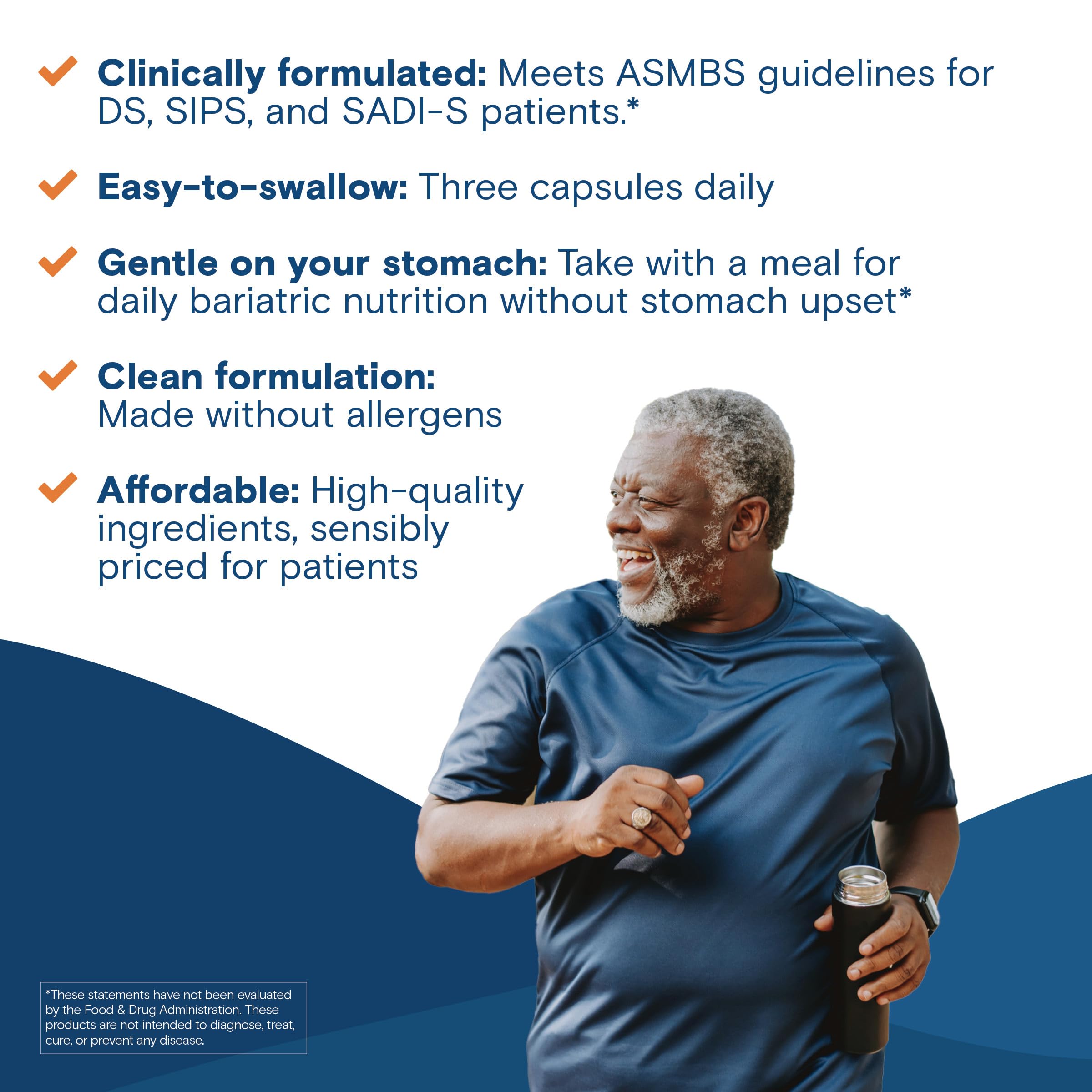 Bariatric Fusion High ADEK multivitamin daily-use scene in morning routine.