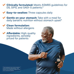 Bariatric Fusion High ADEK multivitamin daily-use scene in morning routine.