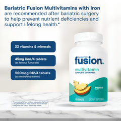 Bariatric Fusion iron-calcium-zinc minerals close-up signaling balanced nutrition for recovery