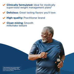 Bariatric Fusion ingredients label illustration showing essential amino acids and fiber benefits.