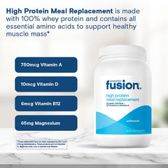 Bariatric Fusion prepared shake in glass demonstrates creamy texture and easy drinking.