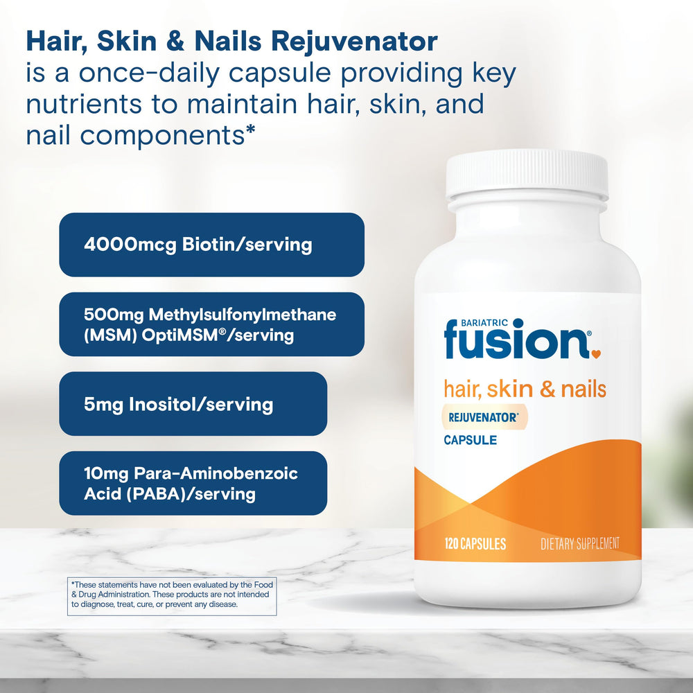 Bariatric Fusion ONE Per Day daily routine image suggests simple once-daily intake.