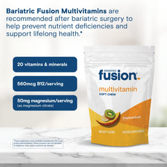 Nutrition panel view emphasizing high-potency vitamins for post-surgery needs.