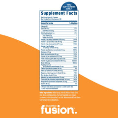 Serving suggestion showing two chews for daily intake.