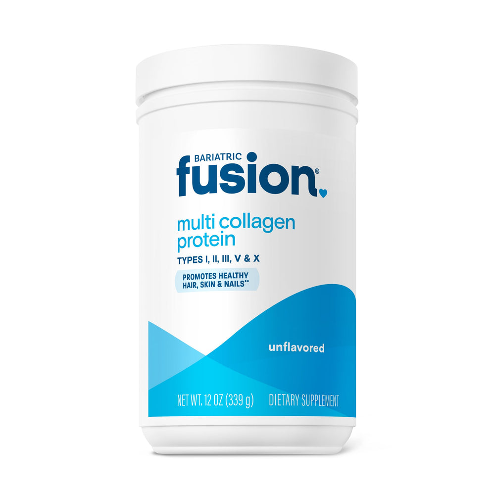 Bariatric Fusion unflavored multi collagen bottle for daily post-surgery support