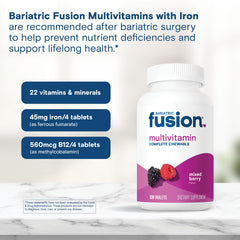 USA-made Bariatric Fusion label emphasizing quality and safety.