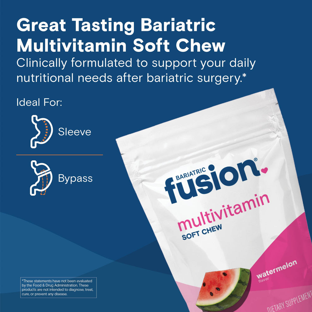 Close-up of Bariatric Fusion watermelon chew texture