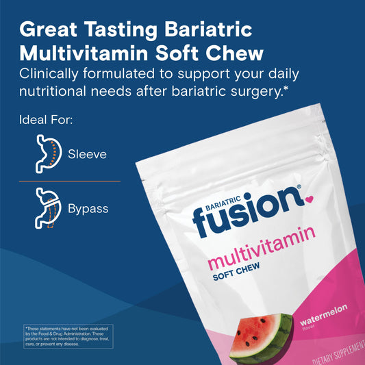 Close-up of Bariatric Fusion watermelon chew texture