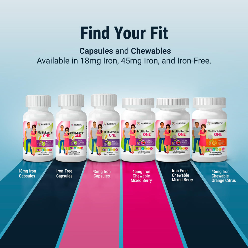 BariatricPal Multivitamin ONE packaging shows a 90-count three-month supply.