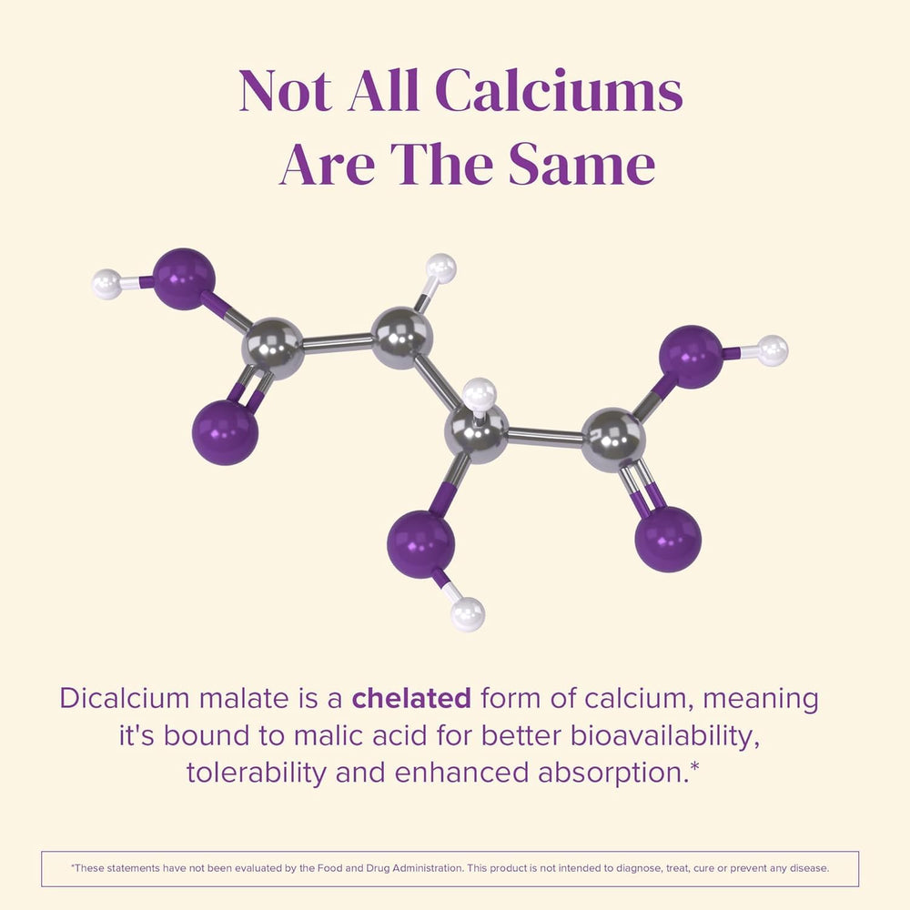 Barimelts calcium vitamin D formula label highlighting absorption and bone support