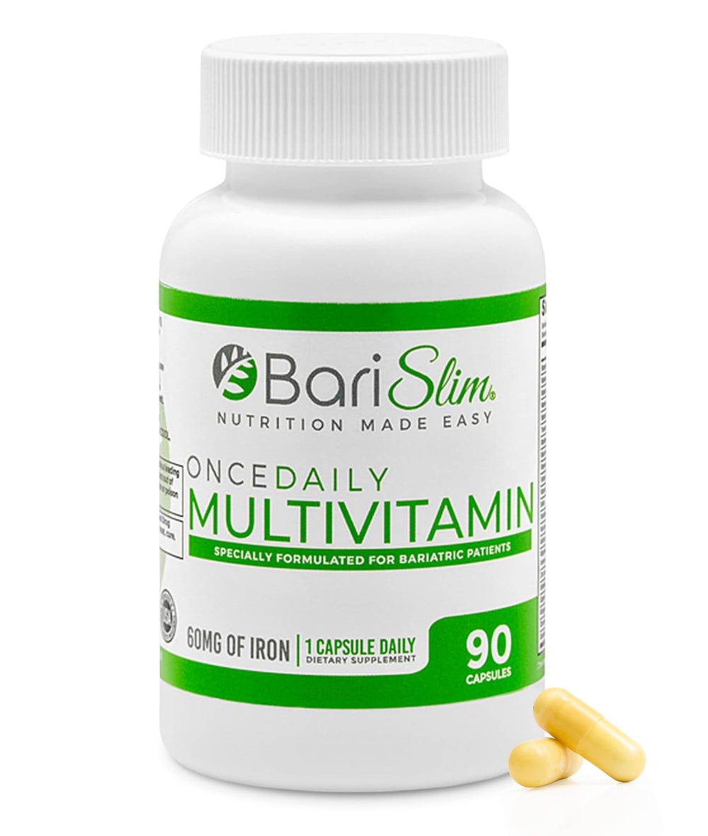 BariSlim Once Daily Multivitamin bottle for convenient daily nutrition support.