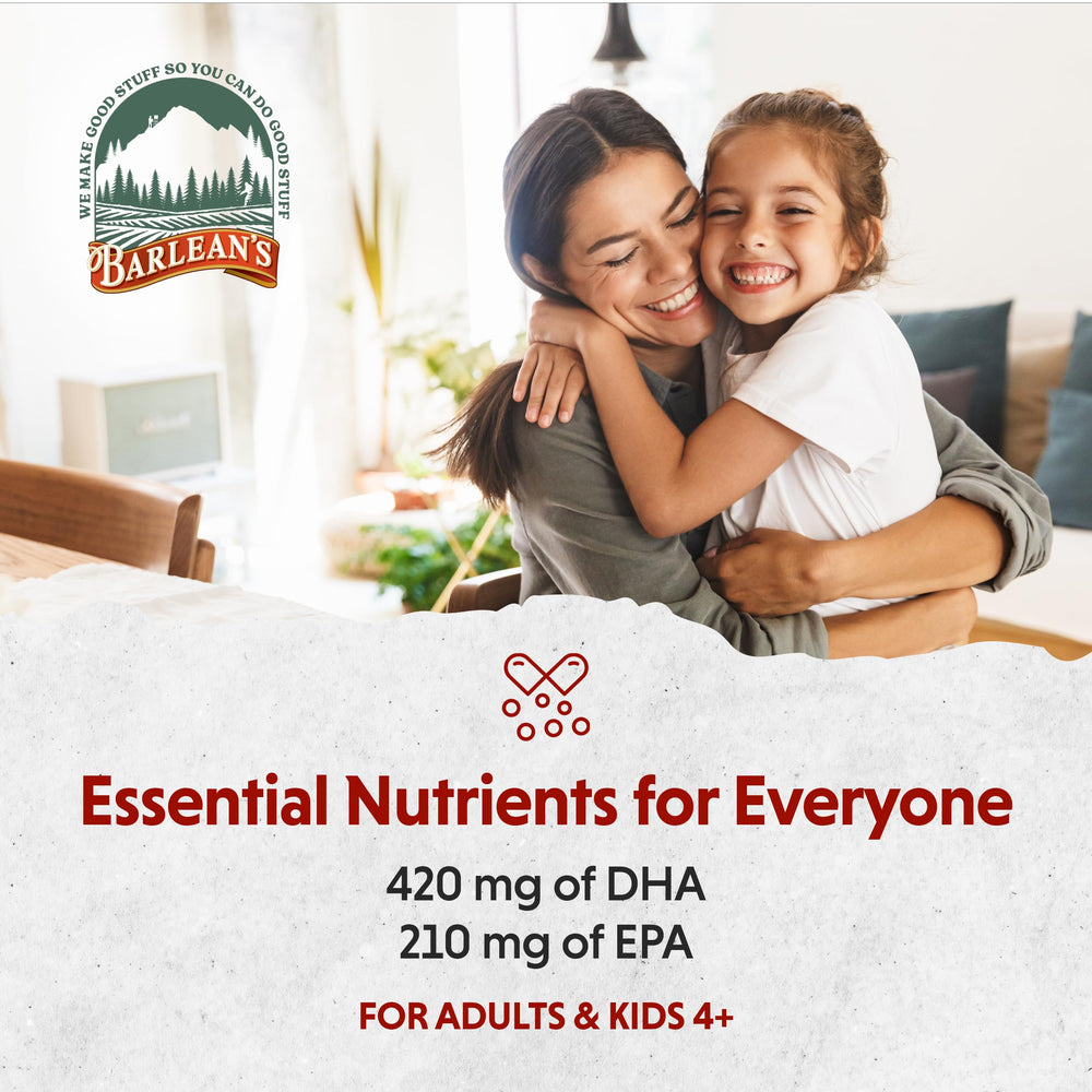 Barlean's algae oil emulsion texture, smooth taste and high absorption.