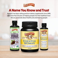 Barlean's Essential Woman skincare context showing hair and skin nourishment