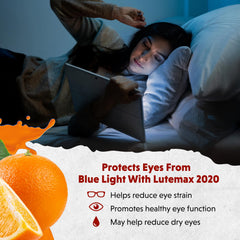 Barlean's Eye Remedy ingredients panel with omega-3s and antioxidants