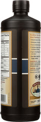 Barlean's flaxseed oil spoonful straight from the bottle for quick use.