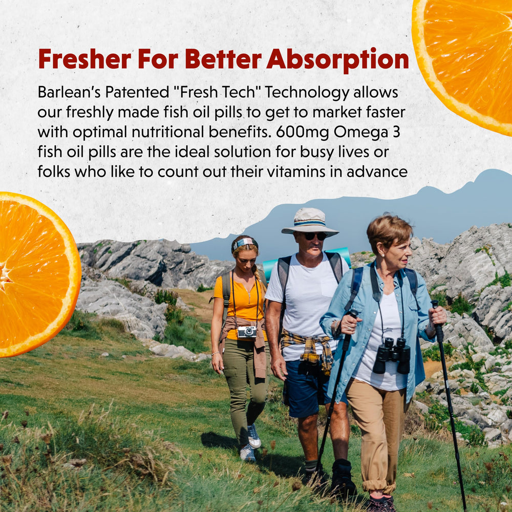 Barlean's Fresh Tech process image suggesting freshness for better absorption