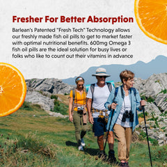 Barlean's Fresh Tech process image suggesting freshness for better absorption