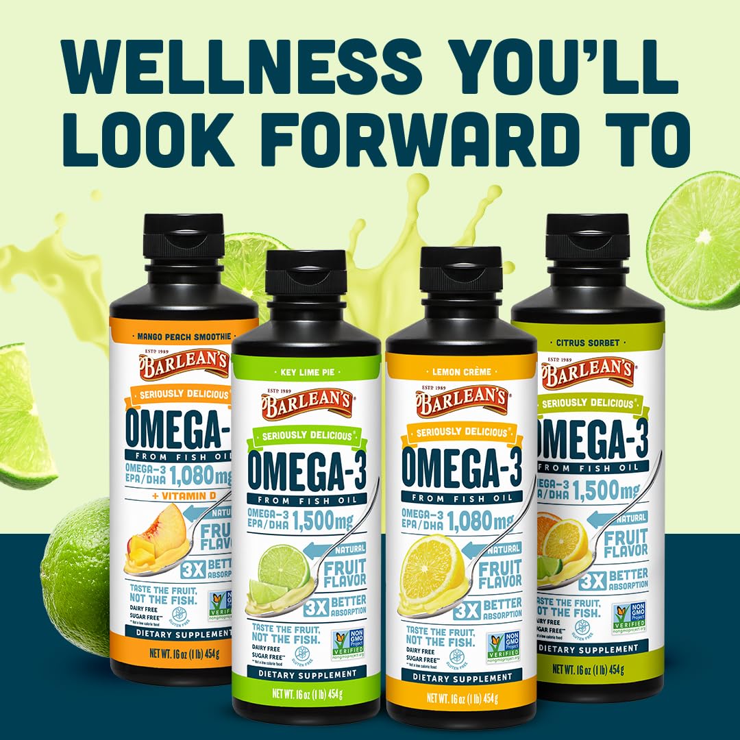 Barlean's Omega-3 liquid emulsified process visualizing enhanced absorption