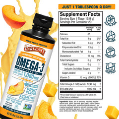Barlean's Omega 3 added to a smoothie for a nutrition boost.