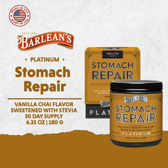 Barlean's Stomach Repair scoop for easy daily dosing.