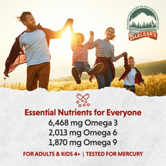 Open Barlean's bottle showing ingredient panel and third-party tested purity.