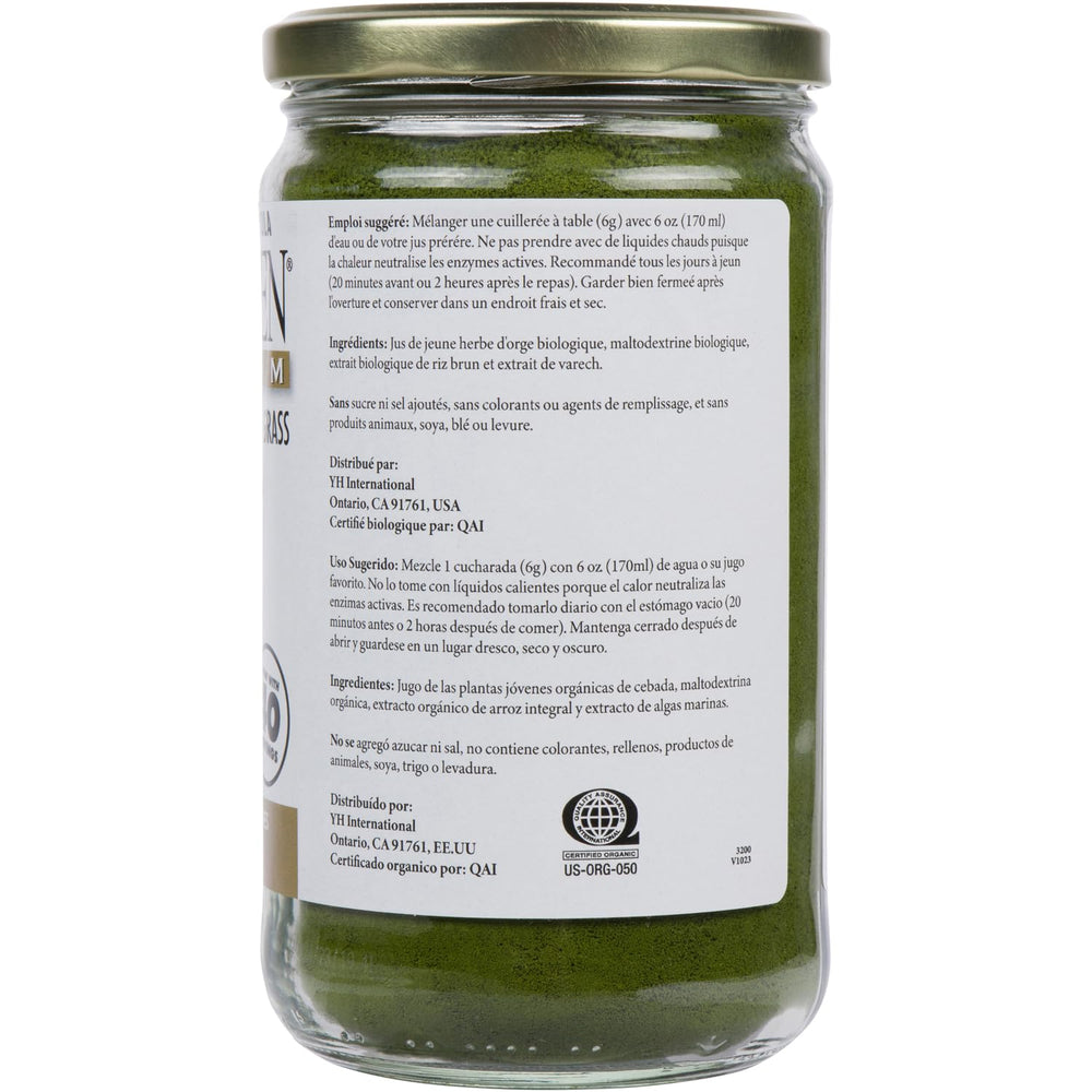 BARLEYGREEN kelp seaweed ingredient bottle highlighting organic sourcing