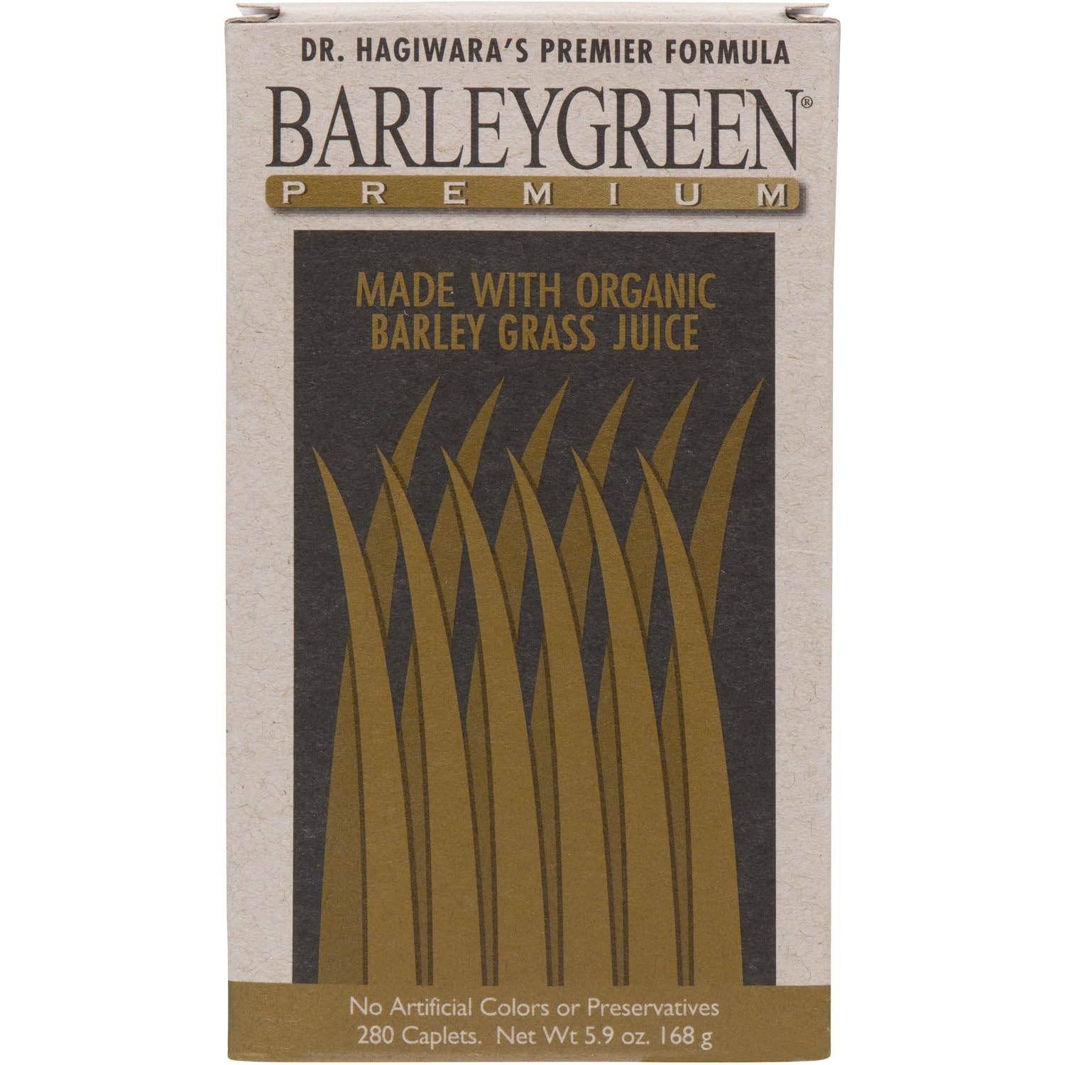 BARLEYGREEN vegan non-GMO badge on packaging