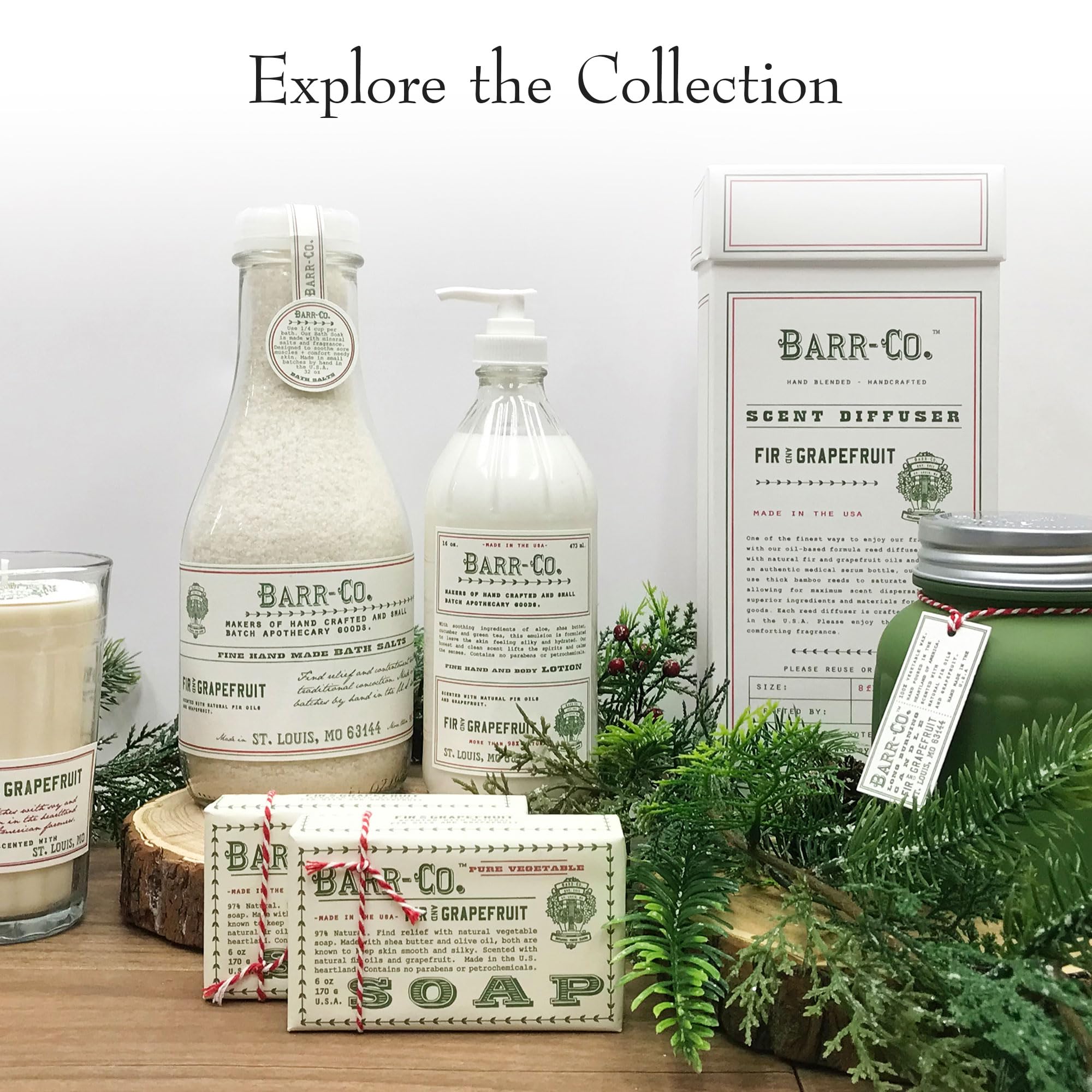 Barr-Co diffuser packaging makes a thoughtful gift-ready presentation.