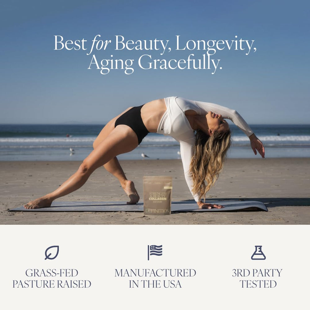 Healthy glow concept featuring Barre Definition branding