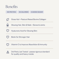 Label close-up of Barre Definition collagen powder