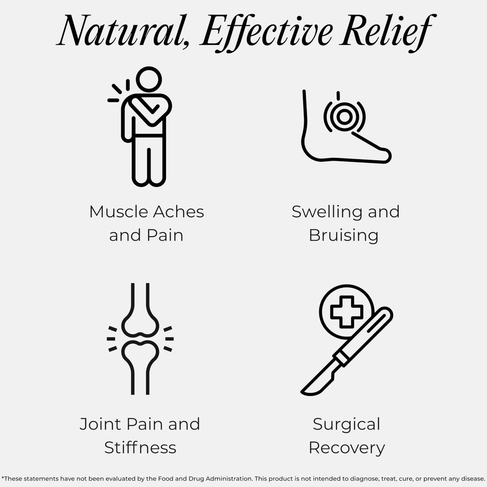 Barrett Recovery Arnica+ Vitamin C blend emphasizes antioxidant support for recovery.