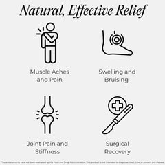 Barrett Recovery Arnica+ Vitamin C blend emphasizes antioxidant support for recovery.