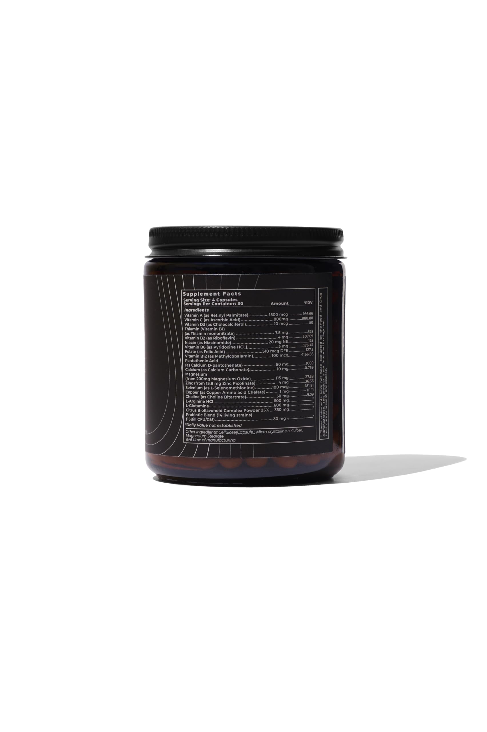 Barrett Recovery BEFORE supplement capsules ready for a pre-surgery nutrition boost
