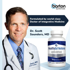 Barton Nutrition Made in USA label on bottle conveying quality