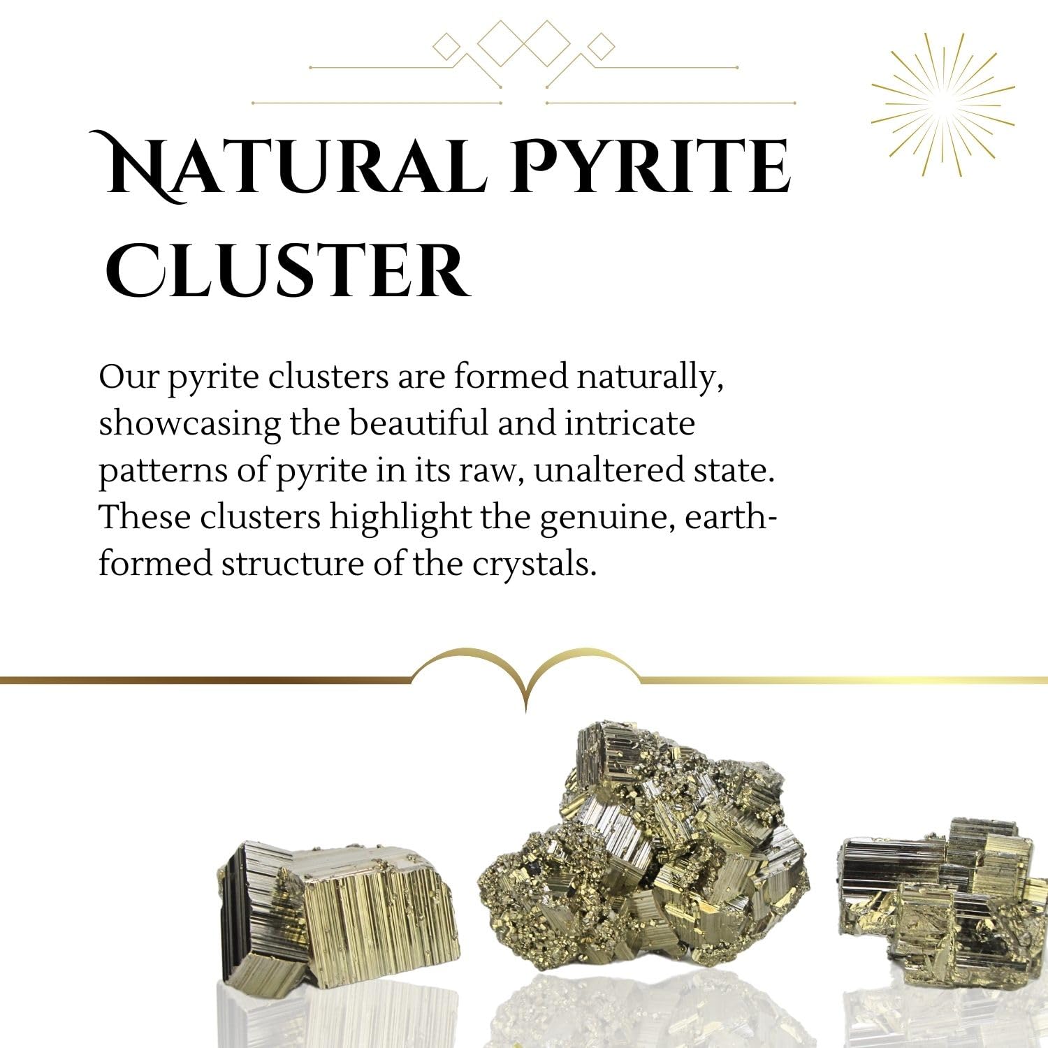 Bartra Product pyrite octahedral crystal highlighting energy and protection