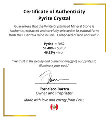 Bartra Product pyrite gift-ready stone suitable for thoughtful presents