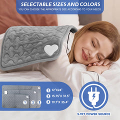 Basanie heating pad care is machine-washable for easy cleaning