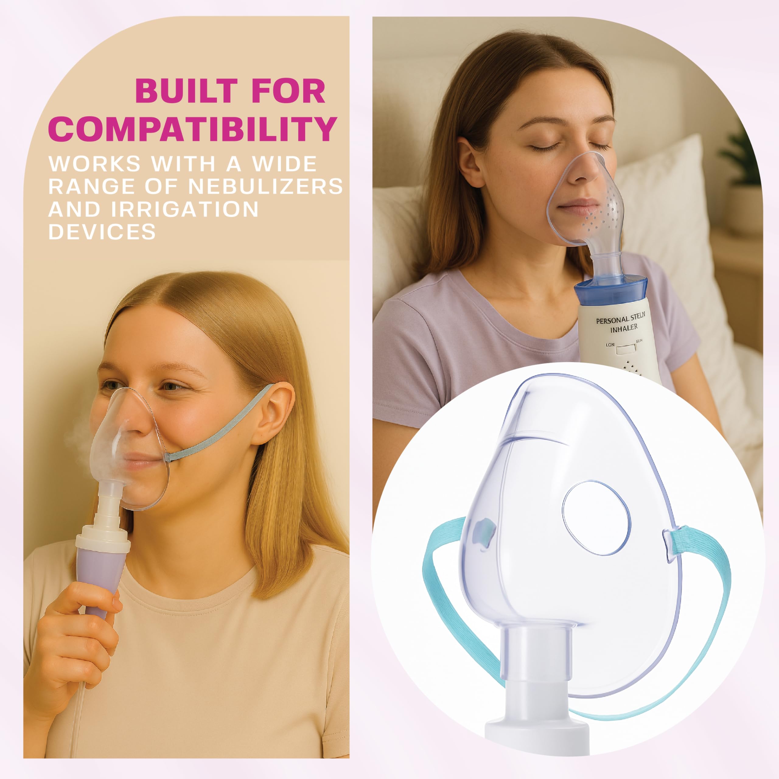 BASE LABORATORIES 7% saline shown with ear-nose-throat device for use.