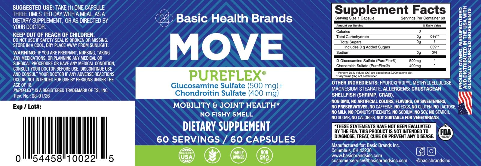 Basic Brands Move Pureflex in lifestyle shot reflects active mobility and flexibility.