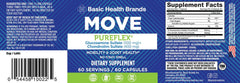 Basic Brands Move Pureflex in lifestyle shot reflects active mobility and flexibility.