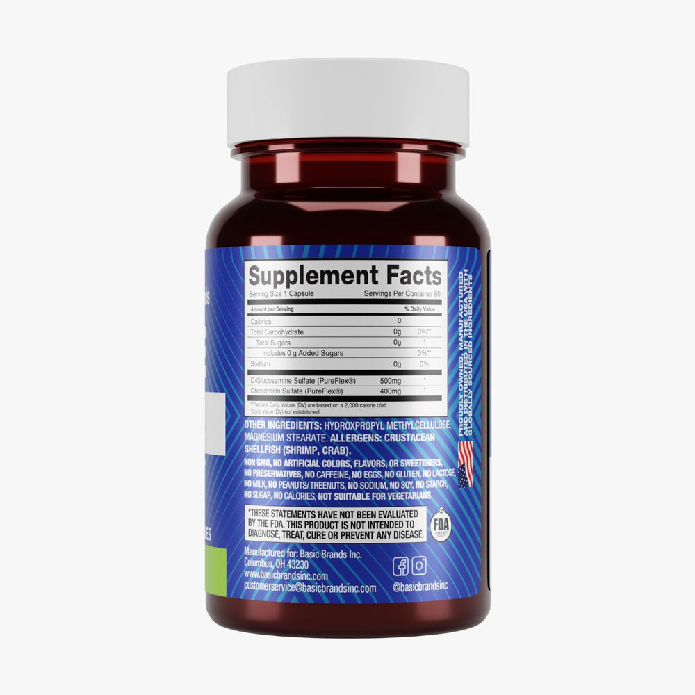 Basic Brands Move Pureflex bottle pour demonstrates convenient daily dosing.