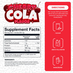 Basic Supplements hydrolyzed beef isolate nutrition facts front label.